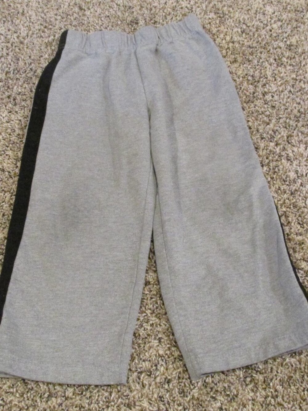 Disney Pull On Lounge Sweatpants Boys Size 5T Gray Black Elastic Jogger Pajamas
